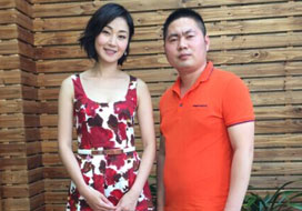 广州万向与明星合影